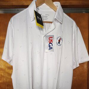 124th U.S. Open at Pinehurst Under Armour the Playoff Polo 3.0 UVA Golf Polo